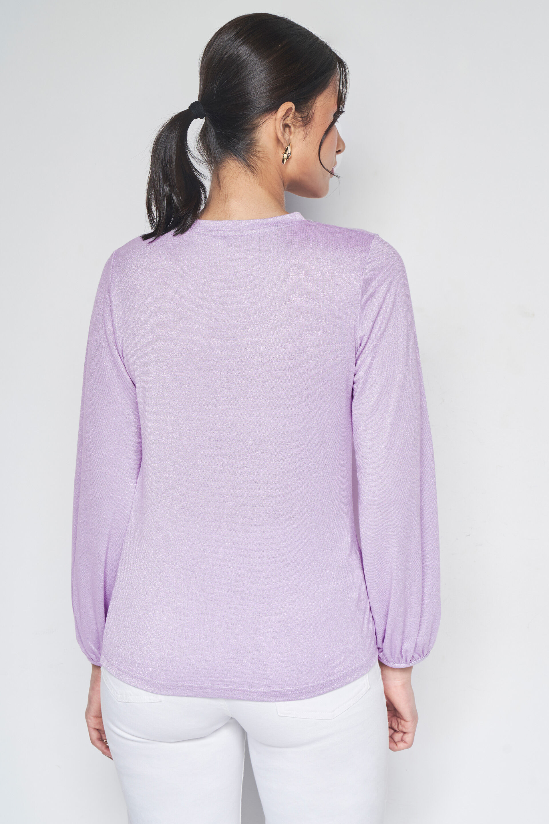 Charlotte Top, Lilac, image 4